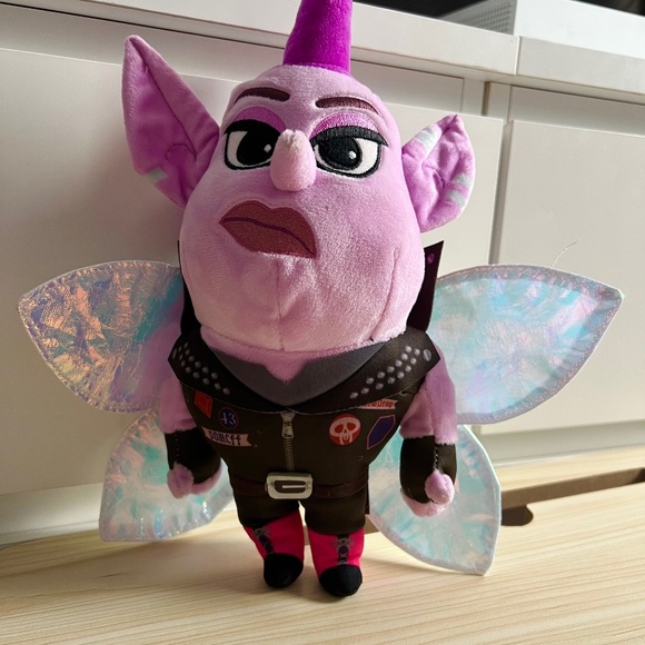 Disney Pixar ONWARD Dewdrop Plush Pixie Dusters Biker Fairy Mattel Toy 10" - Picture 1 of 3